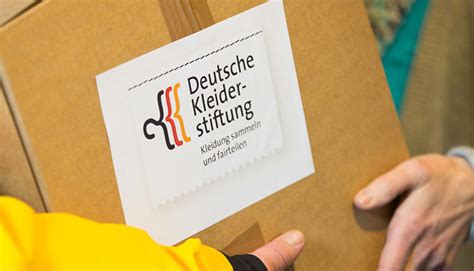 deutsche kleiderstiftung paketschein